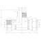 World Wide Fittings Female JIC Swivel to Female JIC Swivel to Male JIC Branch Tee 6603X08X08X08 - alternate 2